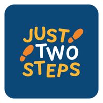 Just Two Steps logo